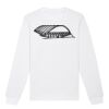  Sweat-shirt unisexe a col rond BIO Vignette