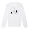  Sweat-shirt unisexe a col rond BIO Vignette