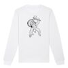  Sweat-shirt unisexe a col rond BIO Vignette