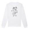  Sweat-shirt unisexe a col rond BIO Vignette