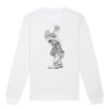  Sweat-shirt unisexe a col rond BIO Vignette