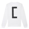  Sweat-shirt unisexe a col rond BIO Vignette
