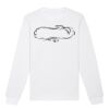  Sweat-shirt unisexe a col rond BIO Vignette