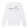  Sweat-shirt unisexe a col rond BIO Vignette