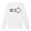  Sweat-shirt unisexe a col rond BIO Vignette