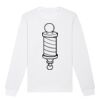  Sweat-shirt unisexe a col rond BIO Vignette