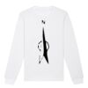 Sweat-shirt unisexe a col rond BIO Vignette