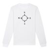  Sweat-shirt unisexe a col rond BIO Vignette