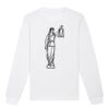  Sweat-shirt unisexe a col rond BIO Vignette