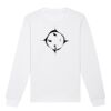  Sweat-shirt unisexe a col rond BIO Vignette