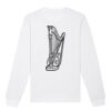  Sweat-shirt unisexe a col rond BIO Vignette