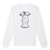  Sweat-shirt unisexe a col rond BIO Vignette