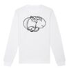  Sweat-shirt unisexe a col rond BIO Vignette