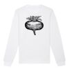  Sweat-shirt unisexe a col rond BIO Vignette