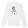  Sweat-shirt unisexe a col rond BIO Vignette