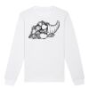  Sweat-shirt unisexe a col rond BIO Vignette