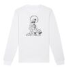  Sweat-shirt unisexe a col rond BIO Vignette