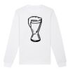  Sweat-shirt unisexe a col rond BIO Vignette
