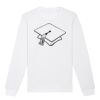 Sweat-shirt unisexe a col rond BIO Vignette