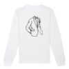  Sweat-shirt unisexe a col rond BIO Vignette