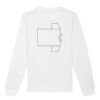  Sweat-shirt unisexe a col rond BIO Vignette