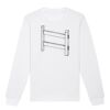  Sweat-shirt unisexe a col rond BIO Vignette