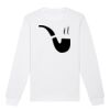  Sweat-shirt unisexe a col rond BIO Vignette