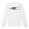  Sweat-shirt unisexe a col rond BIO Vignette
