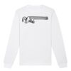  Sweat-shirt unisexe a col rond BIO Vignette