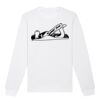  Sweat-shirt unisexe a col rond BIO Vignette
