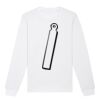  Sweat-shirt unisexe a col rond BIO Vignette