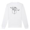  Sweat-shirt unisexe a col rond BIO Vignette