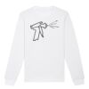  Sweat-shirt unisexe a col rond BIO Vignette