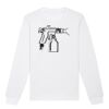  Sweat-shirt unisexe a col rond BIO Vignette