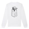  Sweat-shirt unisexe a col rond BIO Vignette