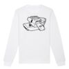  Sweat-shirt unisexe a col rond BIO Vignette