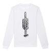  Sweat-shirt unisexe a col rond BIO Vignette