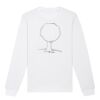  Sweat-shirt unisexe a col rond BIO Vignette