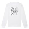  Sweat-shirt unisexe a col rond BIO Vignette