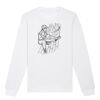  Sweat-shirt unisexe a col rond BIO Vignette