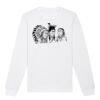  Sweat-shirt unisexe a col rond BIO Vignette