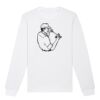  Sweat-shirt unisexe a col rond BIO Vignette