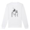  Sweat-shirt unisexe a col rond BIO Vignette
