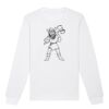  Sweat-shirt unisexe a col rond BIO Vignette