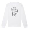  Sweat-shirt unisexe a col rond BIO Vignette