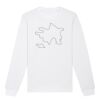  Sweat-shirt unisexe a col rond BIO Vignette