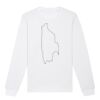  Sweat-shirt unisexe a col rond BIO Vignette