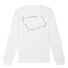  Sweat-shirt unisexe a col rond BIO Vignette