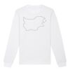  Sweat-shirt unisexe a col rond BIO Vignette