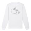  Sweat-shirt unisexe a col rond BIO Vignette
